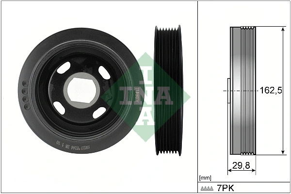 Belt Pulley, crankshaft